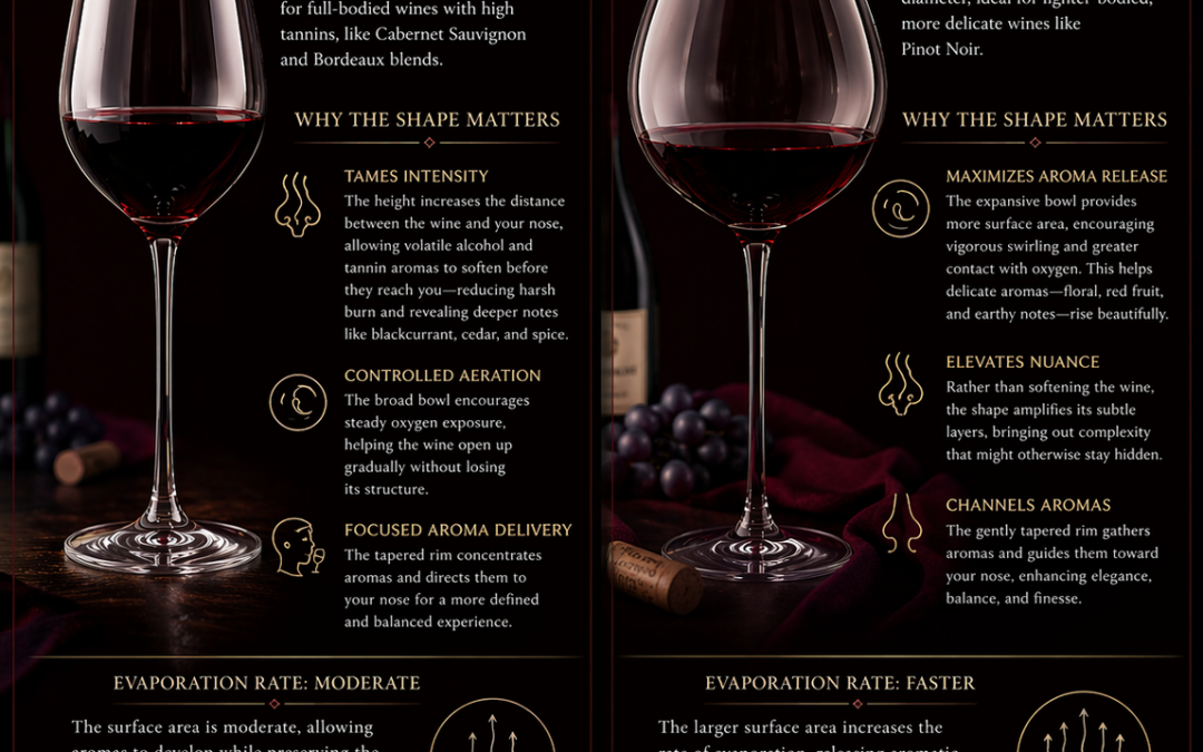 Does The Shape of Wine Glass Matter?