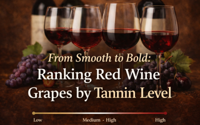 From Smooth to Bold: Ranking Red Wine Grapes by Tannin Level