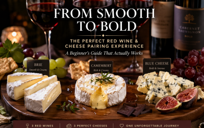 From Smooth to Bold: The Perfect Red Wine & Cheese Pairing Experience